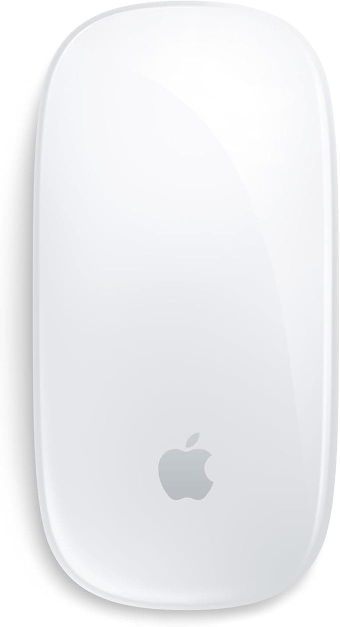 Apple Ratón Magic Mouse: Recargable, con conexión Bluetooth y Compatible con el Mac y iPad; Blanco, Superficie Multi-Touch (USB-C)